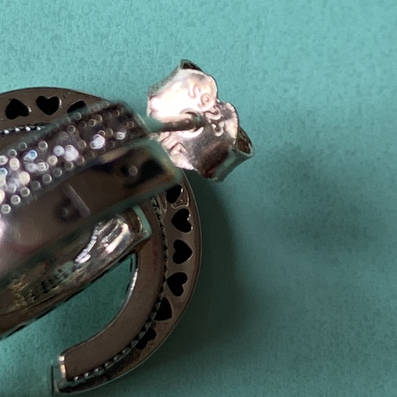 Pandora Double Hoop Earrings and gift boxes - Picture 8 of 11